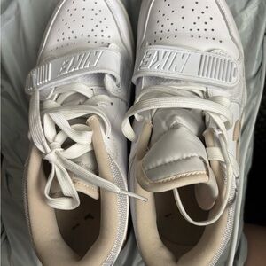 Women’s Jordan Brown and White Sneakers